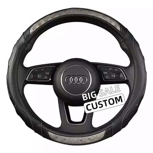 Xu hướng mới PVC da bốn mùa phổ quát tay lái xe bao gồm thời trang cá tính trượt - Product Image 1