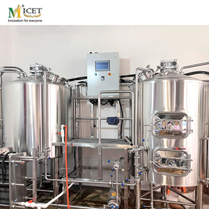 Brasserie artisanale de 500L d'occasion, <span class=keywords><strong>2</strong></span> cuves, 3 réservoirs, en acier inoxydable, avec fermenteur, équipement de brassage de bière artisanale pour restaurant, pub - Product Image 1
