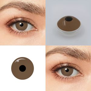 Protez lensler kör kontakt lensler göz kusurları olan insanlar için yıllık protez göz kontakt lensler kör göz merceği - Product Image 6