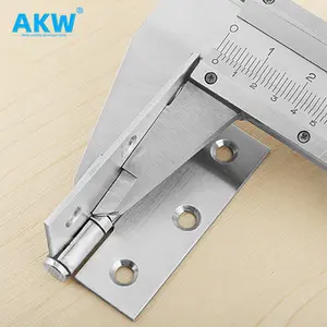 AKW高品质201 304材料4*2.5毫米，带安全螺丝销4BB不锈钢门窗铰链