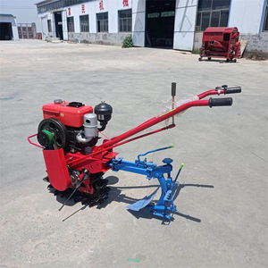 Hand Push Track <b>Cultivator</b> Diesel 8 Hp Engine Farm Tiller Red Color - Product Image 2