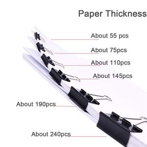 Tùy Chỉnh Màu Đen Dài Đuôi <span class=keywords><strong>Clip</strong></span> Tùy Chỉnh Kim Loại Chất Kết Dính Giấy <span class=keywords><strong>Clip</strong></span> Văn Phòng Trường Nguồn Cung Cấp Văn Phòng Phẩm Ràng Buộc Tập tin <span class=keywords><strong>Clip</strong></span> - Product Image 3