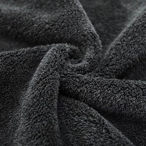 Serviette de lavage de voiture en microfibre double face, haute densité, pour le nettoyage des voitures, couleur personnalisable, motif uni - Product Image 2