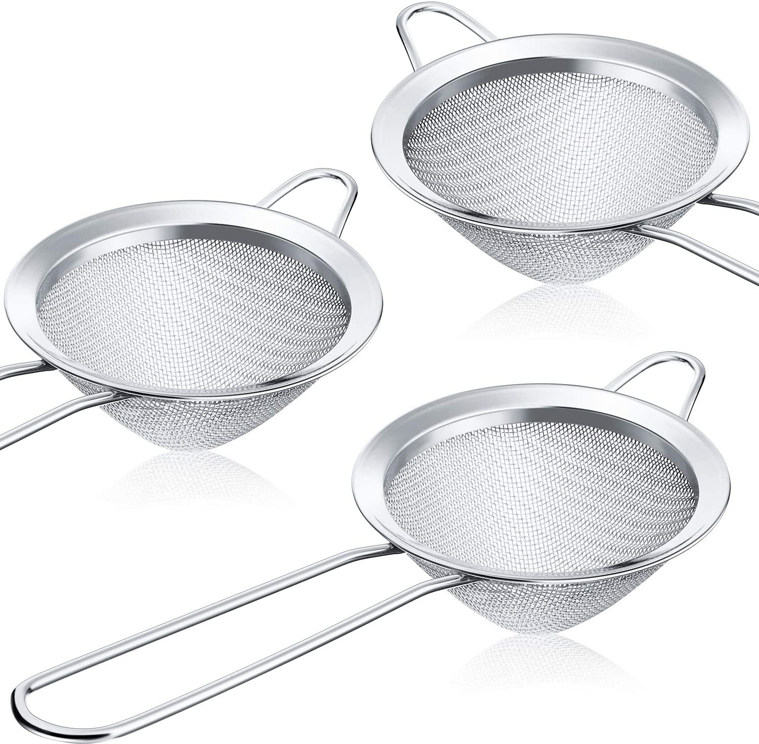 Stainless Steel Conical Mesh Strainers for Efficient Brewing