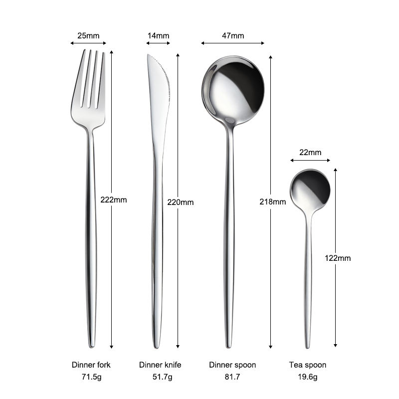 Ensemble de 4 pièces de miroir