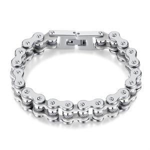 Mode Coloré Vélo Chaîne Bracelet En Acier Inoxydable Vélo Chaîne Bracelet Bracelet pour Hommes Femmes - Product Image 3