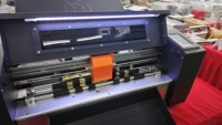 Máquina troqueladora de alimentación automática DXS350Pro, recortadora de papel Manual y cortadora de etiquetas, cortadora de pegatinas eléctrica
