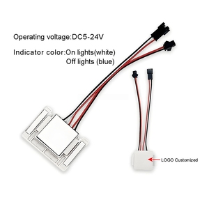 Gương cảm ứng chuyển đổi cảm biến phòng tắm Gương LED ánh sáng 1 & 3 màu thông minh Dimmer LED ánh sáng cảm biến cảm ứng chuyển đổi - Product Image 4