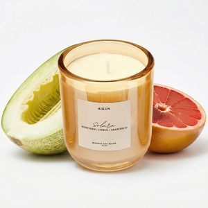 Bougie parfumée AIKUN en verre avec cire de soja écologique, longue durée de combustion, personnalisable avec logo, idéale pour la décoration intérieure et les cadeaux – Nouveauté très prisée - Product Image 2