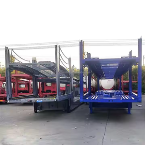 Directo de la fábrica de Shandong, marca ZHONGSHENGTIANQI de bajo precio, 2/3 ejes, 6/8/10 coches, semirremolque, portador de coche, carga útil de 40kg - Product Image 5