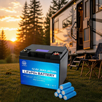 Baterai Lifepo4 Siklus Dalam Khusus 12v 6ah 12ah 15ah 50ah Paket Baterai Lithium untuk Penyimpanan Energi
