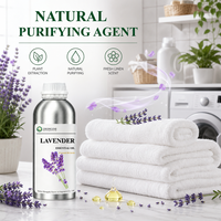 Huile Essentielle de Lavande Naturelle Purifiante (Lavandula Angustifolia) pour Linge Frais et Nettoyage Domestique