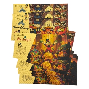 Billetes de Banco de <span class=keywords><strong>Anime</strong></span> de Scrooge McDuck de América 2026, Bañados en Oro de 24K para Regalos - Product Image 2