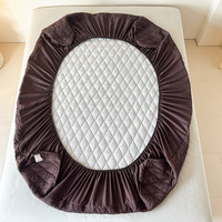 Protège-matelas matelassé imperméable à poches profondes, doux et respirant