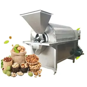 High Capacity Wheat Corn Seeds Roasting Machine / Dry Beans Peanut Coffee Roaster
