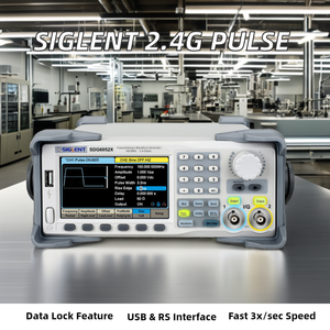 Siglent SDG6022X 2,4 <span class=keywords><strong>GSa</strong></span>/s Generador de señal de forma de onda arbitraria de pulso Resolución de 16 bits de 2 canales para instrumento de prueba - Product Image 5