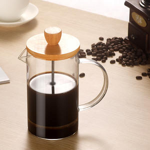 Cafetière à piston en verre borosilicate de qualité supérieure, <span class=keywords><strong>filtre</strong></span> écologique réutilisable, 350 ml-1000 ml - Product Image 1