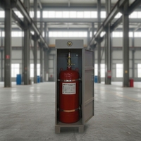 Cylindre d'extincteur en acier de 20L/30L/50L/80L/100L pour systèmes de suppression d'incendie