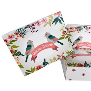 Boîte de papier de qualité alimentaire avec impression de logo personnalisé boîte jetable écologique à emporter - Product Image 2