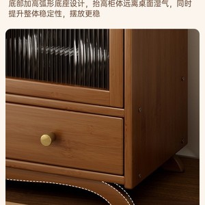 Tea table storage rack, living room <b>desktop</b> tea set <b>shelf</b>, new Chinese style small antique <b>shelf</b>, teacup rack, display cabinet - Product Image 4