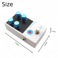 Pédale de basse Fanmuzk CRIER AUTO WAH pour basse électrique, contrôle BIAS, précision de suivi, True Bypass pour scène et studio