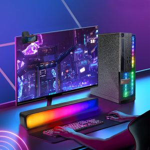 สำหรับเดสก์ท็อป Dell กล่องสมบัติสีดำ RGB 22 "จอมอนิเตอร์ Quad Core I5 3.6g 16g RAM 512G SSD แป้นพิมพ์ RGB WiFi DVD - Product Image 2