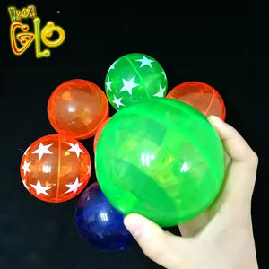 Balles de jonglage lumineuses à LED professionnelles pour débutants Impression de logo personnalisable Glow in Dark TPU Bouncing Balls Parties - Product Image 2