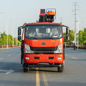 새로운 Sinotruk 4X2 다기능 8 톤 화물 크레인 트럭 사다리 장착 크레인 트럭 - Product Image 2