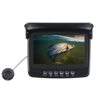 Caméra de pêche sous-marine 4,3 pouces en stock, 1000TVL, avec 8 LED IR pour la pêche sur glace