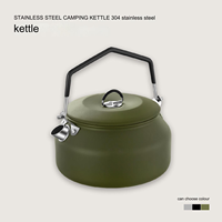 Bouilloire portable en acier inoxydable étanche indispensable pour les voyages en plein air randonnée pique-niques sac à dos cafetière cuisine en plein air