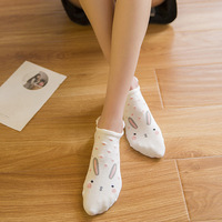 Vente en gros de nombreux modèles de chaussettes à oreilles d'animaux mignons pour filles Cartoon pour dame coton pour femmes