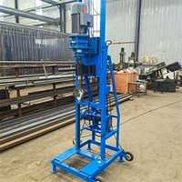 Foreuse hydraulique portative sur roues pour puits d'eau à prix compétitif