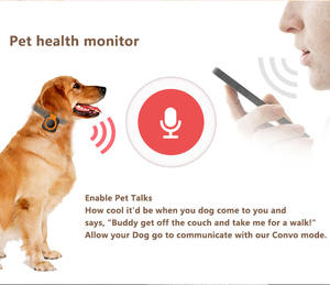 Nuevo Dispositivo de Rastreo en Tiempo Real, Detector del Estado de Salud de Mascotas, Mini Navegador GPS 4G, <span class=keywords><strong>Collar</strong></span> Rastreador de Salud para Perros - Product Image 5