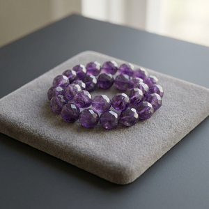 Natural Faceted Beads Loose Gemstone Jewelry 6mm Round Sample Size Sejal Creation India - Product Image 2