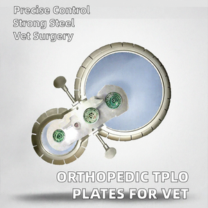 Placas de Osteotomía Manual Ortopédicas de Acero para Nivelación del Tíbulo, Placas TPLO Estilo Slocum, JIGS para Instrumentos de Cirugía Veterinaria - Product Image 2