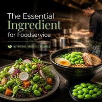 Professionele fabriek IQF diepvries edamame bonen, ontpitte korrels, 100% vers materiaal, sojabonen voor catering.