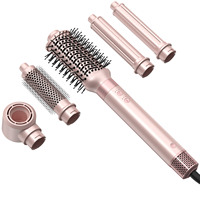 MeStar OEM Ensemble de sèche-cheveux et aérographe 5 en 1 Multi-styler BLDC sans balais Ions négatifs Sèche-cheveux haute vitesse Boucleur Styler