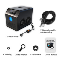 Nouveau refroidisseur d'eau 1/3 HP avec une efficacité de refroidissement plus puissante, idéal pour les bains de glace à domicile, refroidisseur d'eau pour bain de glace