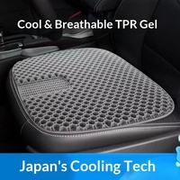 Coussin de siège auto en TPE nid d'abeille, extra large, respirant, idéal pour l'été, le bureau, les étudiants et les longues sessions assises