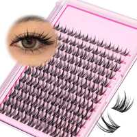 [Meilleure vente] Faux cils synthétiques de style européen et américain pour l'exportation, cils du Moyen-Orient en gros