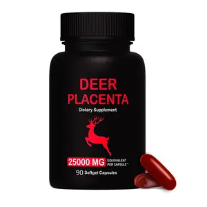 Viên Nang Mềm Placenta Hươu Tùy Chỉnh New Zealand Hàng OEM Tốt Nhất Viên Nang Chống Lão Hóa Làm Trắng Da