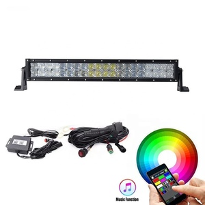 Barres lumineuses LED tout-terrain ADT 40 LED 120W haute puissance, contrôle par application, montage sur toit, 4x4, 5D RGB, 22 pouces, pour voitures et camions - Product Image 2