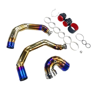 Kit Sistem Intake Udara Dingin Titanium untuk S55 F80 F8X M3 M4 Intake Pemasangan Depan - Product Image 5