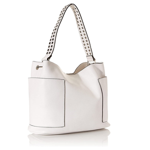 Custom Logo Women Tote Bag Leather <b>Shoulder</b> Zipper Canvas Lining Fashion Travel Office Use Wholesale Price - Product Image 2