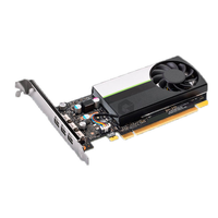 Carte graphique professionnelle de visualisation pour station de travail de bureau, nouvelle, avec ventilateur PCI Express GDDR6 Quadro T400 4G T1000 pour emballage industriel