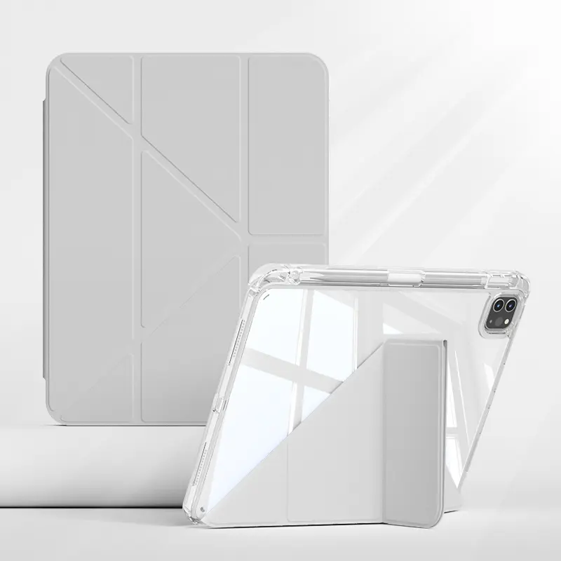 2024 Y складные высококачественные противоударные акриловые прозрачные чехлы для планшетов для ipad mini6 8,3 дюймов