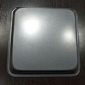 <b>Square</b> Cake Baking Pan Carbon Steel Non Stick Coated Oven Safe 21x21x13cm For DIY Cake Making - Product Image 3
