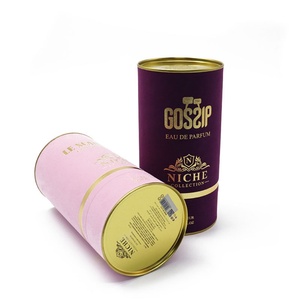 Eco-Friendly Premium Branded Customizable Velvet Storage <b>Container</b> Cylinder Box for Luxury Goods Ideal Gift Packaging Paper Tube - Product Image 3