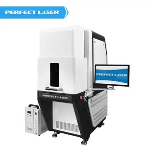 Perfekte Laser 1 Watt 3 Watt 5 Watt 7 Watt 10 Watt UV laserbeschriftungsanlage für mikrochips mit schutz abdeckung für verkauf