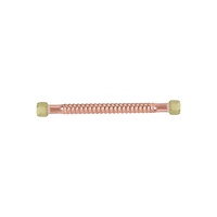8156 CUPC NSF61 AB1953 Connecteurs flexibles en cuivre ondulé sans plomb Tuyau 3/4 "FIP X 3/4" FIP pour chauffe-eau